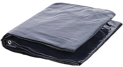 Premium Waterdicht Afdekzeil 600x1000cm – UV Bestendig Vrachtwagenzeil met Ogen – 450 g/m² Voor Tuin, Bouw en Transport – Winterbestendig Beschermzeil – Zwart
