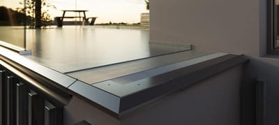 Dakrandprofiel Aluminium - Balkon Afwerking - Terras Waterafvoer - Corrosiebestendig Weerbestendig - 200cm Grafiet