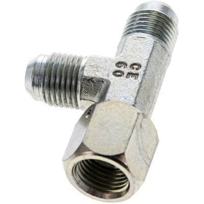 JIC T-koppeling UNF 9/16''-18 Binnendraad x Buitendraad Staal 350 bar (4917.5psi)