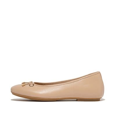 Fitflop Delicato Bow Soft Ballerina´s Beige EU 38 Vrouw