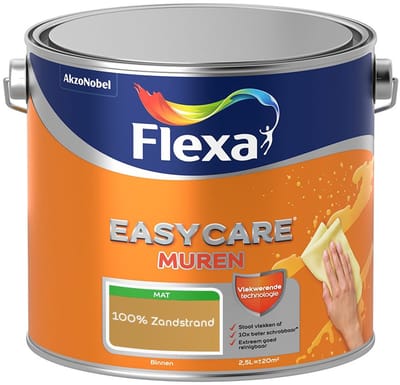 Flexa - Easycare Muren - 100% Zandstrand - Mengverf - 2,5 L