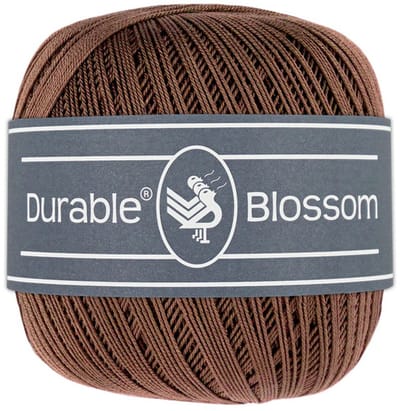 Durable Blossom - 385 Coffee - Verfijnd Gemerceriseerd Katoen Garen