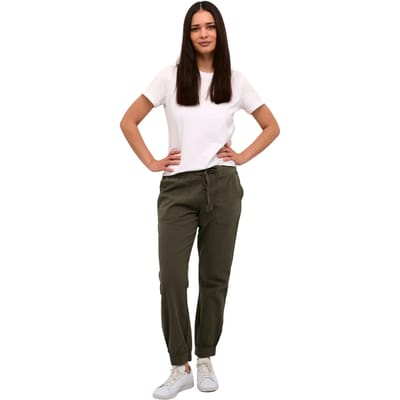 Pants Suiting Relaxed fit Grape Leaf green
