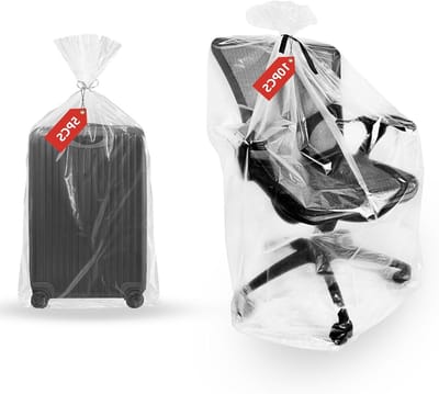 Extra grote doorzichtige opbergzakken - 15 stuks herbruikbare plastic zakken voor kleding, meubels en speelgoed