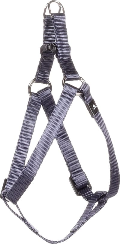 Flamingo Ziggi Step&go - Harnas Honden - Harnas Step&go Ziggi Granietblauwxs 20-35cm 10mm - 1st - 124835 - 1st