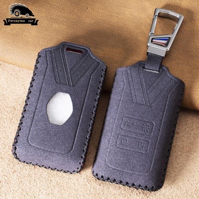 Nouveau Housse de Protection Anti-Fourrure pour Clé de Voiture Renault Koleos Kadjar Scenic Megane Sandero Espace Clio Captur Kangoo Laguna Talisman Twingo gray