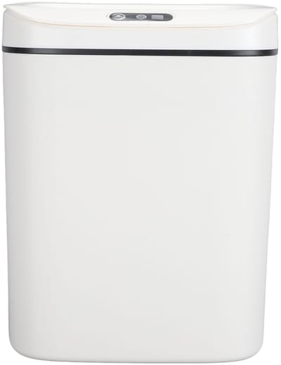 Automatische Prullenbak - Bewegingssensor Afvalbak - Hygiënisch Afval Verwerken - Contactloze Dekselopening - 12 Liter - Wit