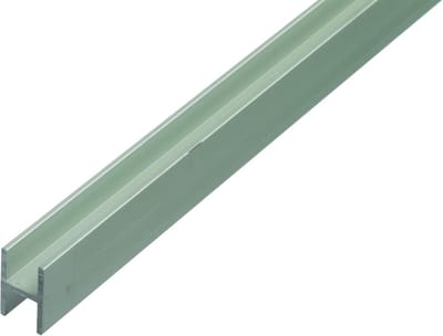 H-Profiel voor 19mm Spaanplaat en Andere Materialen, 1000x22x30 mm, Zilver Geanodiseerd