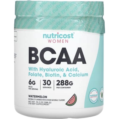 Nutricost, Vrouwen, Bevat Hyaluronzuur, Foliumzuur, Biotine, Calcium, BCAA, Watermeloen, 288g (10,2 oz)