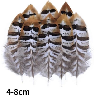 Natuurlijke fazantenveren, pauwenveer, kleine pluim van adelaar, handgemaakte accessoires, sieradencreatie, vakantiedecoratie 20Pcs