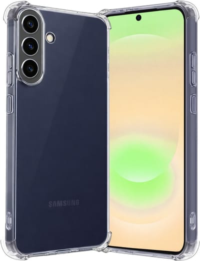 Hoes - Geschikt voor Samsung Galaxy A37 - Sterk & Shockproof - Siliconen Case - Back Cover - Telefoon Hoesje Shock Proof - Transparant