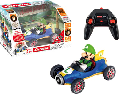 Carrera RC voertuig Auto - RC Mario Kart™ - Mach8 - Luigi - Schaal 1:18 - 2,4GHz RC Model Kant en Klaar - Carrera Bestuurbare Auto