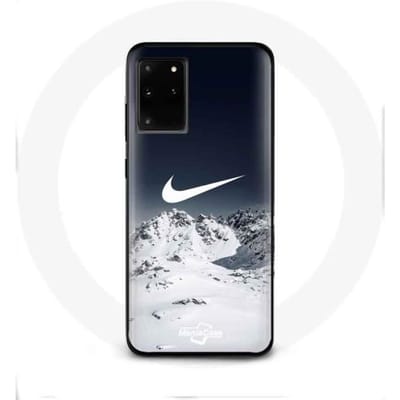 Coque - Nike - Samsung Galaxy S11 Plus - Souple - Blanc - Motif Niege Hiver