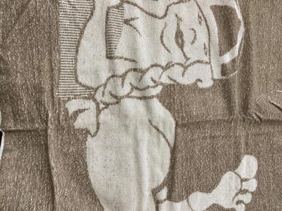 Jokipiin - Linnen sauna handdoek - met Sanna als opdruk - 75 bij 150 cm