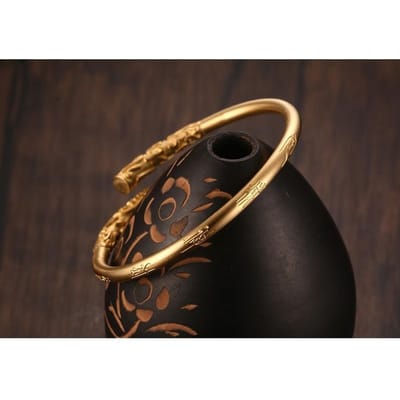Nationale Stijl Sun Wukong Gouden Knots Heren- en Damesarmbanden Strakke Horoscopen Grote Heilige Dinghai Shen Naald Koppel black