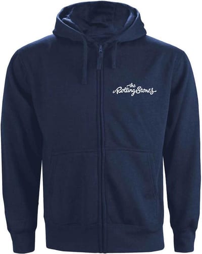The Rolling Stones - Classic Tongue Vest met capuchon - L - Blauw