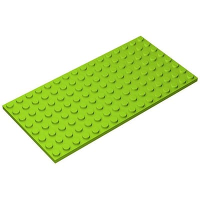 10 Stuks 92438 8x16 Stippen Baseplate Bouwstenen Moc Plaat Bord Bevestigingen Compatibel met Bakstenen Speelgoed Kinderen Cadeau B 10pcs