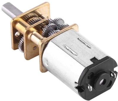 Versnellingsmotor DC - Hobby motor - Modelbouw projecten - Hoge overbrenging 1:1000 - 12mm as diameter