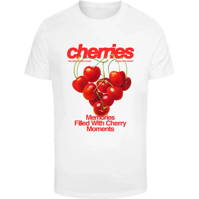 Mister Tee T-Shirt Cherry Moments MT3720 White-XS