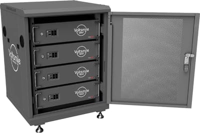 Voltsmile RPC cabinet 14U | 14U rackkast voor RPC V10 met ingebouwde busbar voor maximaal 4 stuks V10 RPC batterij