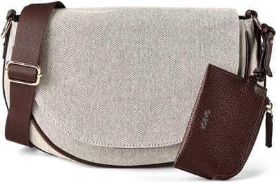 Gabor schoudertas Sibylla Saddle Bag Mixed Brown beige