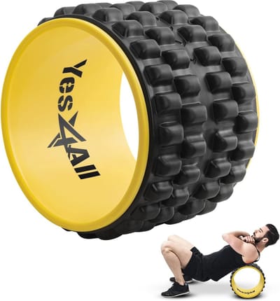 Massagewiel voor Rug, Heup en Been - Rugschuimroller voor Spierverlichting en Flexibiliteit