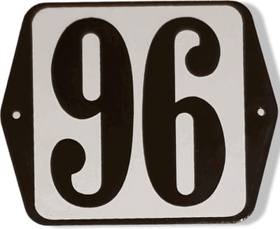 Huisnummer standaard nummer 96