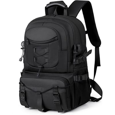Sac à dos de camping tactique USB grand pour randonnée, trekking, pêche, escalade, multifonctionnel, voyage en plein air, sports, sac à dos pour ordinateur portable