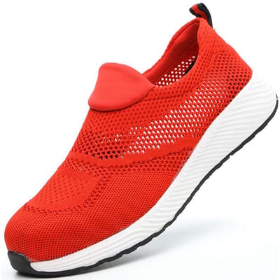 Zomer Werkveiligheidsschoenen Heren Dames Veiligheidslaarzen Ademend Lichtgewicht Werksneakers Puncture Proof Constructieschoenen Maat35-46 43