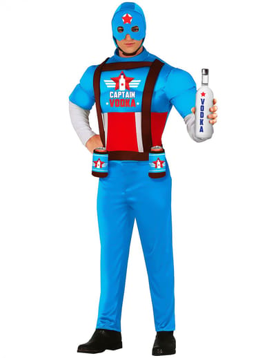 FIESTAS GUIRCA, S.L. - Captain Vodka humoristische vermomming voor volwassenen - XL