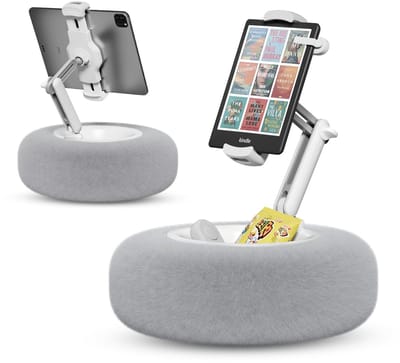 Tabletstandaard - Compatibel met 4,7-13 Inch Kindle/Telefoon/Tablet - Verstelbare Telefoonstandaard - voor Het Bekijken Van Video's Op Bed Of De Bank, Zacht en Comfortabel