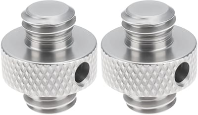 Dailygoods - Statief Adapter - Mannelijke Schroefdraad - 3/8 inch - Verbindt Campingverlichting - Geschikt voor Camera's