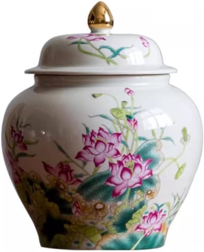 Chinese stijl keramische theeverpakkingspot, theeaccessoires met extra grote capaciteit, theeafsluitpot for thee, koffie, suiker, noten Koffiedikopslag