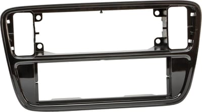 1-DIN Paneel geschikt voor Volkswagen up! (AA/AAN) 2012-2016 Kleur: Piano Zwart