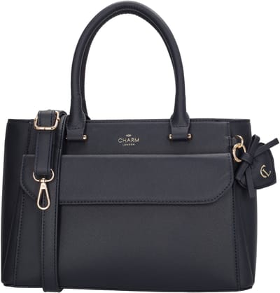 Charm London Cambridge Handtas M - Schoudertas - Crossbodytas - Schouderband - Blauw