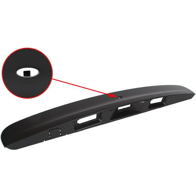 Nissan Qashqai J10 06-13 achterklep sierlijst ZWART + SMART KEY gat