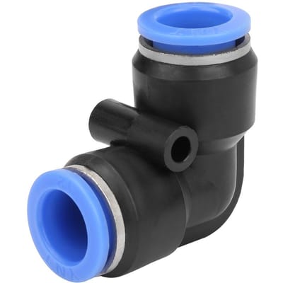 10 stuks Plastic Gelijke Elleboog Snelkoppeling Pneumatische Luchtslang Buis Push-fitting PV 12 (12 mm)