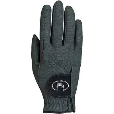 Roeckl Handschoenen Roeckl Lisboa Grip Swarovski Grijs