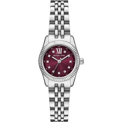 Michael Kors MK4968 Lexington Bordoen Wijzerplaat Dameshorloge 26mm zilver