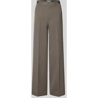Straight leg fit broek met viscose