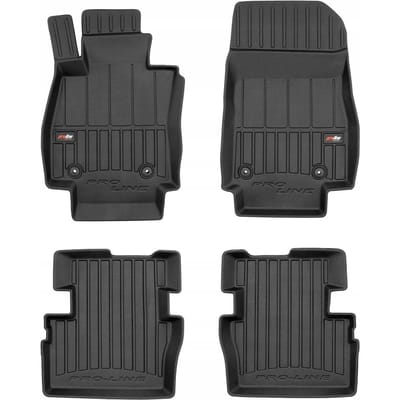 FROGUM Mazda 2 III automat - Automatten - 3D pasvorm - Hoge beschermrand - Geurloos TPE