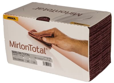 MIRKA Mirlon Total Handpads 115x230mm - VF Rood: +/- P360
