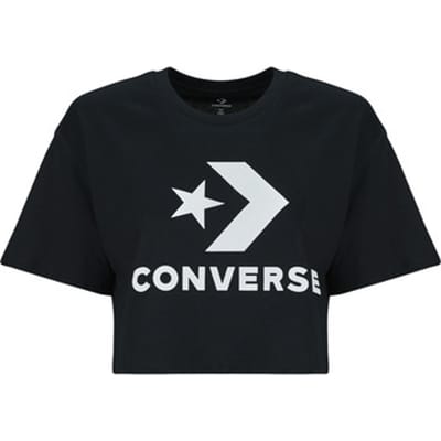Converse  T-shirt Korte Mouw STAR CHEVRON SPORTY CROP TEE