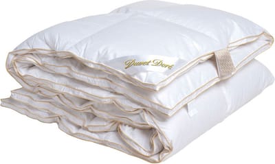 Duvet Doré - Gold - Dons - 4-seizoenen - Dekbed - Eenpersoons - 140x200 cm - Wit