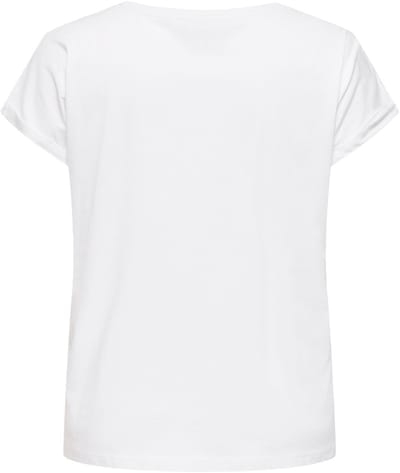 ONLY CARMAKOMA - CARMILDA S/S O-NECK AO EMB TOP JRS - Dames - Blouses