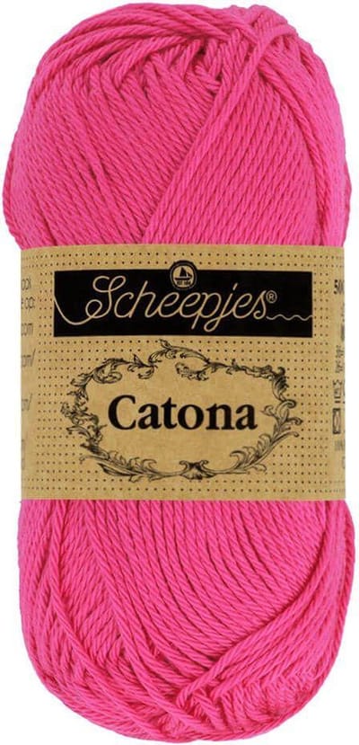 Scheepjes Catona 10gr - 114 Shocking Pink