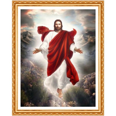 Diamond Painting Kruissteek Religie Jezus Iconen Hobby Handwerk Handgemaakt Cadeau Borduurwerk Huisdecoratie 20X30CM