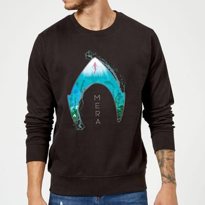Aquaman Mera Logo trui - Zwart - S
