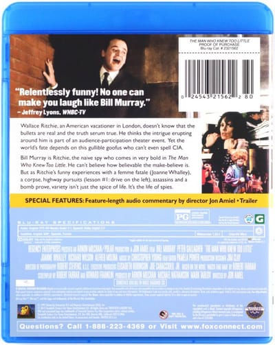 The Man Who Knew Too Little [Blu-Ray]
