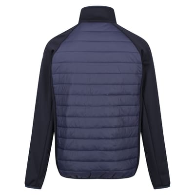 Regatta Heren Clumber IV Hybride Jas (Marine/gevaarlijk rood)